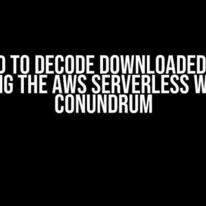 Failed to Decode Downloaded Font: Solving the AWS Serverless WebApp Conundrum