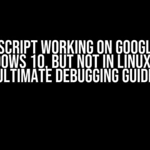 Python Script working on Google Colab, Windows 10, but not in Linux: The Ultimate Debugging Guide